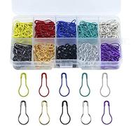 SHANGUP 300 Stück Reihenmarkierer Häkeln Birne Pins Calabash Pin Metall Strickzubehör fit für Stricken Maschenmarkierer DIY Fertigkeit-Herstellung
