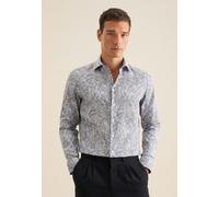 Shaped Business Hemd Floral Blau 38 (01.846490-0011-38)