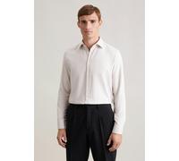 Seidensticker Flanellhemd Herren Slim Fit Baumwolle beige, 46