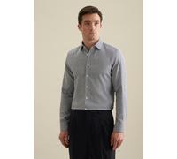 Shaped Flanellhemd Karo Blau 43 (01.845130-0018-43)