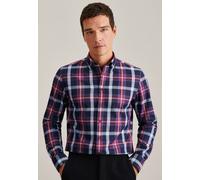 Shaped Flanellhemd Karo Lila 42 (01.842570-0085-42)