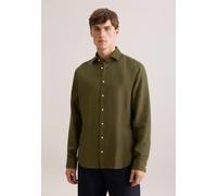 Shaped Leinenhemd Uni 1 Kentkragen 39 (01.850150-0077-39)