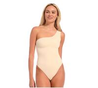 Shaping-Body MAGIC BODYFASHION "Dream One Shoulder Body", Damen, Gr. XL, N-Gr, braun (latte), Obermaterial: 83% Polyamid, 17% Elasthan, unifarben, Bodys, mit asymetrischen Trägern (34051144-XL) latte