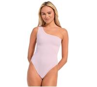 Shaping-Body MAGIC BODYFASHION "Dream One Shoulder Body", Damen, Gr. XL, N-Gr, lila (mauve), Obermaterial: 83% Polyamid, 17% Elasthan, unifarben, Bodys, mit asymetrischen Trägern (77625610-XL) mauve