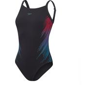 Speedo Damen Badeanzug Shaping Scoop Neck 1Pc PLMT AF – BLK/PNK Größe 46