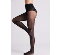 Shaping-Strumpfhose YSABEL MORA "SHAPING TIGHTS BASIC COLLECTION", Damen, Gr. M, schwarz, Obermaterial: 85% Polyamid, 15% Elasthan, unifarben, Strumpfhosen, mit Spitzenhöschen-Optik, Shaping-Effekt (3