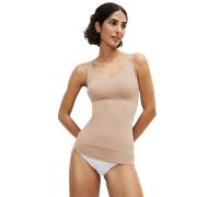 Shapinghemd TRIUMPH "Trendy Sensation", Damen, Gr. L, N-Gr, smooth natur, Single Jersey, Obermaterial: 87% Polyamid, 13% Elasthan, unifarben, körpernah, tiefer Rundhals, Unterhemden, breite Träger, Sh