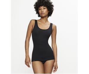 Shapinghemd TRIUMPH "Trendy Sensation", Damen, Gr. S, N-Gr, schwarz, Single Jersey, Obermaterial: 87% Polyamid, 13% Elasthan (LYCRA), körpernah, tiefer Rundhals, Unterhemden, breite Träger, Shape-Effe