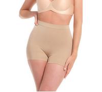 Shapingpants MAGIC BODYFASHION "Comfort Short", Damen, Gr. S, braun (cappuccino), Obermaterial: 92% Polyamid, 8% Elasthan, unifarben, körpernah, Unterhosen, bequeme, nahtlose, formende Shorts (3953501
