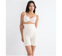Shapingpants TRIUMPH "BMU Illusion Curve", Damen, Gr. L, ecru weiß, Microtouch, Obermaterial: 56% Polyamid, 44% Elasthan, körpernah, Unterhosen, weich, nahtlos, hoher Taillensitz, Microfaser, mittlere