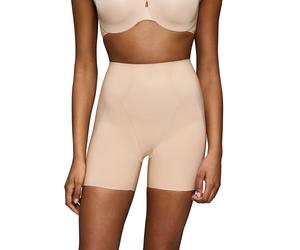 Shapingpants TRIUMPH "BMU Illusion Curve", Damen, Gr. XL, Microtouch, beige (satin cream), Microtouch, Obermaterial: 56% Polyamid, 44% Elasthan, unifarben, körpernah, Unterhosen, weich und nahtlos, mi