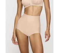 Shapingpants TRIUMPH "Medium Shaping Series", Damen, Gr. XL, beige (satin cream), Microtouch, Obermaterial: 53% Elasthan, 47% Polyamid, figurbetont, Unterhosen, glättend und formend, mit medium Shape-