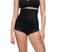 Shapingpants TRIUMPH "True Shape Sensation", Damen, Gr. 40, schwarz, Jersey, Obermaterial: 58% Polyamid, 39% Elasthan, 3% Polyester, unifarben, eng, Unterhosen, feiner Stretch-Tüll-Einsatz, High-Waist