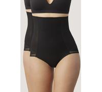 Shapingpants YSABEL MORA, Damen, Gr. XL, schwarz, Microfaser, Obermaterial: 70% Polyamid, 30% Elasthan, figurbetont, Unterhosen, hoch geschnitten, starker Form-Effekt, elastisch, Mesh (61810936-XL) sc