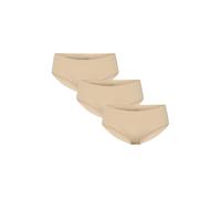Shapingslip PIECES "PCNAMEE BRIEF 3-PACK", Damen, Gr. XL, 3 Stk., peach taffy pack:3 pack, Jersey, Obermaterial: 75% Polyamid, 25% Elasthan, unifarben, bequem, Unterhosen (42082419-XL) peach taffy pac