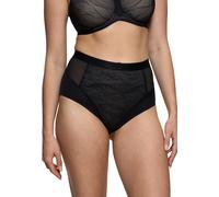 Shapingslip TRIUMPH "Airy Sensation", Damen, Gr. 44, schwarz, Microtouch, Obermaterial: 74% Polyamid, 26% Elasthan, eng, Unterhosen, formend, feiner Tüll mit Rauenmuster, höher geschnittene Passform (