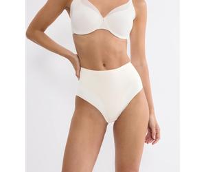 Shapingslip TRIUMPH "BMU Illusion Curve", Damen, Gr. L, ecru weiß, Microtouch, Obermaterial: 56% Polyamid, 44% Elasthan, körpernah, Unterhosen, weich, nahtlos, mittlerer Shape-Effekt, formend (1596972