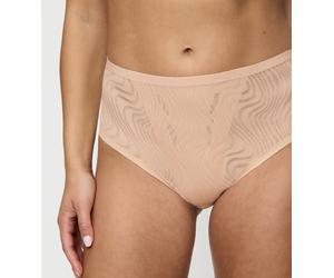 Shapingslip TRIUMPH "Shape Smart Ellipse", Damen, Gr. L, beige (neutral beige), Microtouch, Obermaterial: 60% Elasthan, 40% Polyamid, Unterhosen, glättend, weich, mittelstark formend, Power-Mesh, Micr