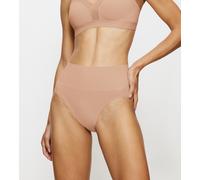 Shapingslip TRIUMPH "Soft Sculpt", Damen, Gr. 40, beige (neutral beige), Single Jersey, Obermaterial: 78% Polyamid, 22% Elasthan, unifarben, körpernah, Unterhosen, nahtlos, leicht formend, hoher Beina