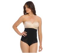 Shapingstring MAGIC BODYFASHION "Super Control Hi-Thong", Damen, Gr. XL, schwarz, Obermaterial: 85% Polyamid, 15% Elasthan, figurbetont, Unterhosen, mit eleganter, weicher Spitze (25441812-XL) schwarz