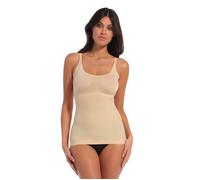 Shapingtop MAGIC BODYFASHION, Damen, Gr. M, braun (latte), Obermaterial: 83% Polyamid, 17% Elasthan, unifarben, Basic, tiefer Rundhals, ohne Ärmel, Tops, mit verstellbaren Schulterträgern (83414539-M)