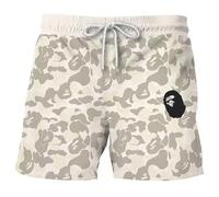 Shark Camo Unisex-Hose, Sporthose, Freizeit-Shorts, Strand-Shorts, Schwimmhose, A, XL