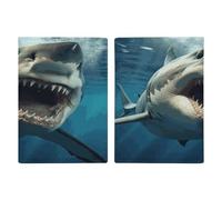 Shark Mouth Reisepasshülle, ultradünn, PU-Leder, Reisedokumenten-Organizer, kompakt, Premium, internationaler US-Pass, Schutzhülle für Damen und Herren