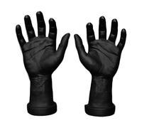 Sharplace 1 Paar Schmuckständer Schaufensterpuppe Hände, Schmuckständerhalter, Schmuckaufbewahrung für Ringe, Uhren, Handschuhe, Schmuckschrank Organisator für Armbänder Foto-Requisiten, Schwarz II