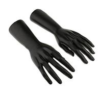 Sharplace 1 Paar Schmuckständer Schaufensterpuppe Hände, Schmuckständerhalter, Schmuckaufbewahrung für Ringe, Uhren, Handschuhe, Schmuckschrank Organisator für Armbänder Foto-Requisiten, Schwarz