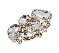 Sharplace 1 Stück Strass Schuhschnalle Schuhclips für Braut Schuhdekoration, Schuhzubehör, Brautschmuck