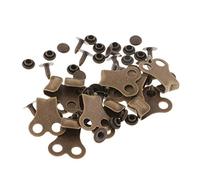 Sharplace 10 Sätze Boot Lace Hooks Spitzenbeschläge mit, Bronze