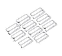 Sharplace 10 Stück Metall-BH-Träger-Clips, Verstellbarer Slider-BH-Träger, Bikini-BH-Clips BH-Träger-Haken, BH-Zubehör ideal für Frauen Hochzeitskleider Fitness Dessous, 19 mm