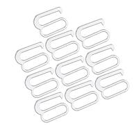 Sharplace 10 Stück Metall-BH-Träger-Clips, Verstellbarer Slider-BH-Träger, Bikini-BH-Clips BH-Träger-Haken, BH-Zubehör ideal für Frauen Hochzeitskleider Fitness Dessous, 20 mm