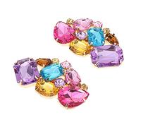 Sharplace 2 Stück Strass Schuhclips Damen Schuhschmuck Braut Schuhdekoration Dekorative für Hochzeit Party Prom Kristall Elegante Shoe Clips