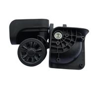 Sharplace 2 Stück Zweireihige Gepäckräder, Kofferrollen für Reiseboxen, einfache Installation, Reisekoffer, Schwenkräder, Teile, geräuscharm