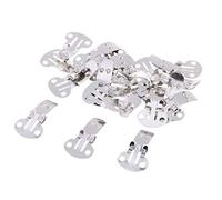 Sharplace 20 stücke Stahl Blank Schuhclips Clip Metallclips für oder Handtasche Deko - Klein