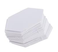 sharplace 200 Stück Sechseck Form Papier Quilting Vorlage Englisch Papier für nahtzugabe patchwork4.2 cm + 7.9 cm