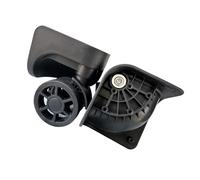 Sharplace 2X Kofferrollen Ersatz Zweireihig Universal Tragfähig Reisekoffer Schwenkräder Reparaturteile, Schwarz