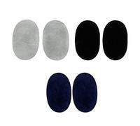 Sharplace 3 Paar Anschneidern Oval Ellenbogen/Knie Patches Jeans Reparatur schneidern Applique, Farbe 1