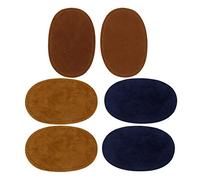 Sharplace 3 Paar Anschneidern Oval Ellenbogen/Knie Patches Jeans Reparatur schneidern Applique, Farbe 5