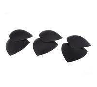 Sharplace 3 Paar BH Einsätze Bikinis Pad Push Up Pads herausnehmbare Push-Up BH Polster für Sport-BH, Bikinis, Unterwäsche, Badeanzug BH Einsätze Pads Breathable Chest Pads 15 cm, Schwarz