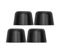 Sharplace 4 Stück Kofferfuß, Gepäckfußpolster, verschleißfeste, universelle, Starke Kofferseitenfüße, Gepäckbodenstollen, Schwarz,