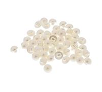 Sharplace 50 Perlen Knöpfe für schneidern Scarpbooking Kleidung Tasche Deko, 12 mm