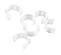 Sharplace 50 Stück Spulenfaden-Halter Clip, Spulenhalter Clips, Gewinde Klammern für Spulen, klar