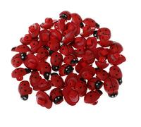 Sharplace 50 Vogel Holz/Knöpfe schneidern 2 Kinderknöpfe Für DIY schneidern Scrapbooking Patchwork, Marienkäfer