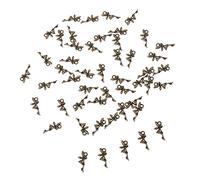 Sharplace 50er Pack Fee Engel Charm Anhänger für Halskette Kette Schmuckherstellung, Bronze