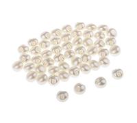 Sharplace 50er Set Knöpfe Perlen zum schneidern, Dekoknöpfe Perle Perlenknöpfe Perlmutt Brautkleid Deko, 11 mm