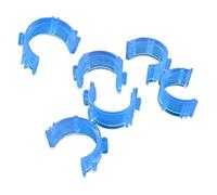 Sharplace 50pcs Spulenfaden-Halter Clip, Spulenhalter Clips, Gewinde Klammern für Spulen, Blau