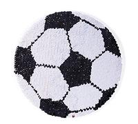 Sharplace bestickte Aufnäher zum Aufnähen oder Aufbügeln, Fußball Stickereien Aufnäher, Fussball Applikation Bügelbild Aufbügler Fußball Patches Aufnäher für Kleidung Hosen Hüte Jeans Rucksäcke, 18cm