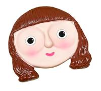 Sharplace Brillenständer aus Vinyl in Kinderkopfform - niedlich, vielseitig einsetzbar für Zuhause und Büro, stilvolles Accessoire, leichte Schmuckablage, MÄdchen